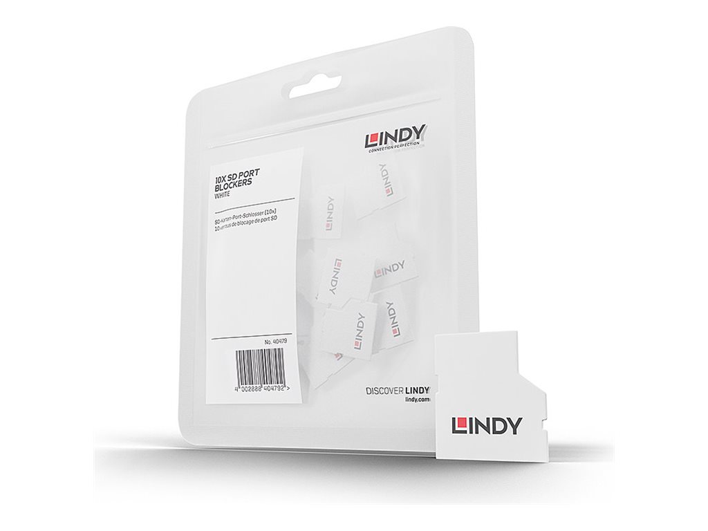 Lindy - SD-Port-Blocker (Packung mit 10)