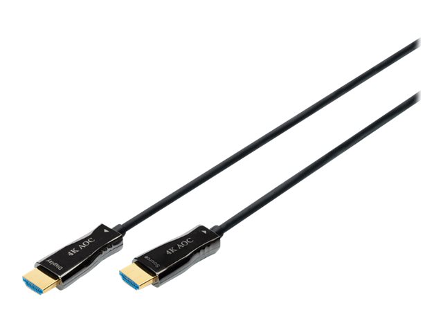 DIGITUS - Premium Highspeed - HDMI-Kabel mit Ethernet - HDMI mnnlich zu HDMI mnnlich - 10 m - Doppelisolierung