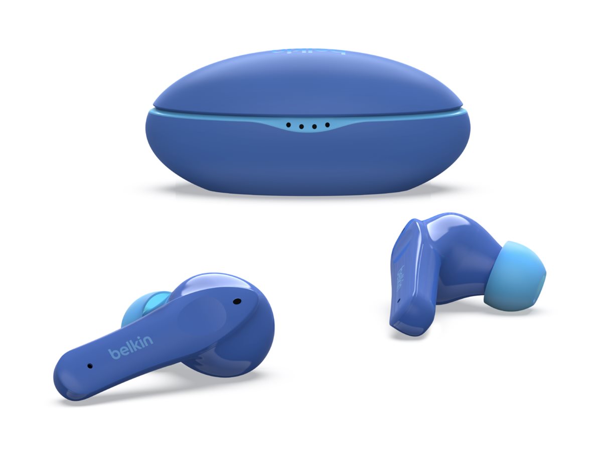 Belkin SoundForm Nano for Kids - True Wireless-Kopfhrer mit Mikrofon - im Ohr - Bluetooth - Blau
