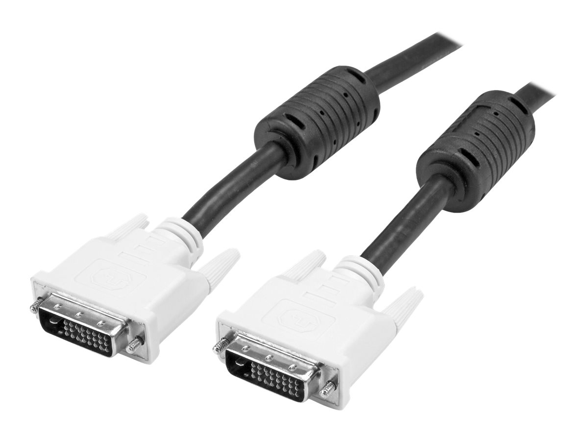 StarTech.com DVI-D Dual Link Kabel 5m (Stecker/Stecker) - DVI 24+1 Pin Monitorkabel Dual Link - DVI Anschlusskabel mit Ferritker