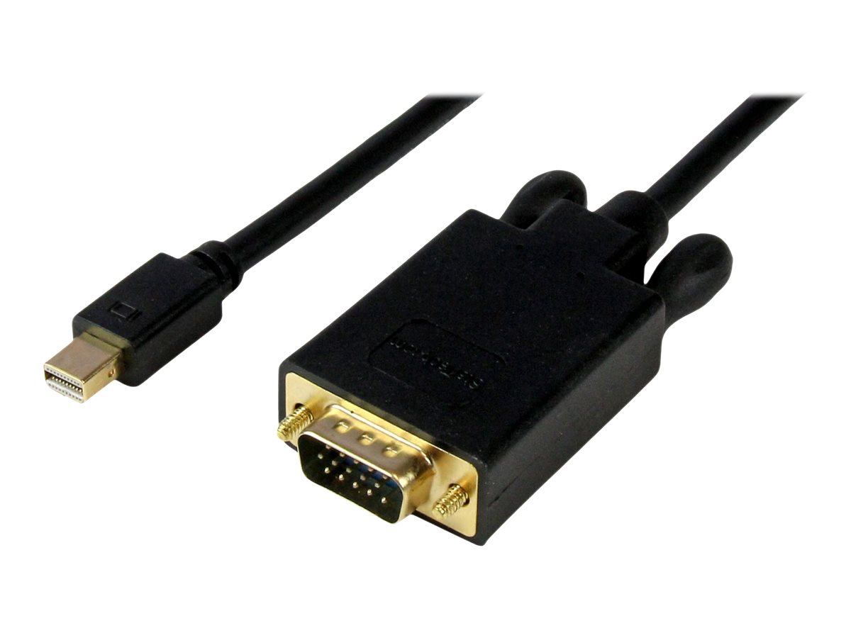 StarTech.com 3m Mini DisplayPort auf VGA Kabel - mDP auf VGA Adapter/ Konverter bis zu 1920x1200 - St/St - Schwarz - Videokonver