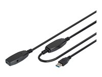 DIGITUS - USB-Verlngerungskabel - USB Typ A (M) zu USB Typ A (W) - USB 3.0 - 15 m - aktiv