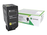 Lexmark - Hohe Ergiebigkeit - Gelb - Original - Tonerpatrone LCCP, LRP, Lexmark Corporate - fr Lexmark CX725de, CX725dhe, CX725