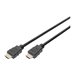 DIGITUS - Premium Highspeed - HDMI-Kabel mit Ethernet - HDMI mnnlich zu HDMI mnnlich - 5 m - Schwarz