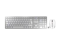 CHERRY DW 9100 SLIM - Tastatur-und-Maus-Set - kabellos - 2.4 GHz, Bluetooth 4.2 - QWERTY - GB