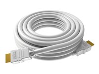 VISION Techconnect - Highspeed - HDMI-Kabel mit Ethernet - HDMI mnnlich zu HDMI mnnlich - 5 m - weiss