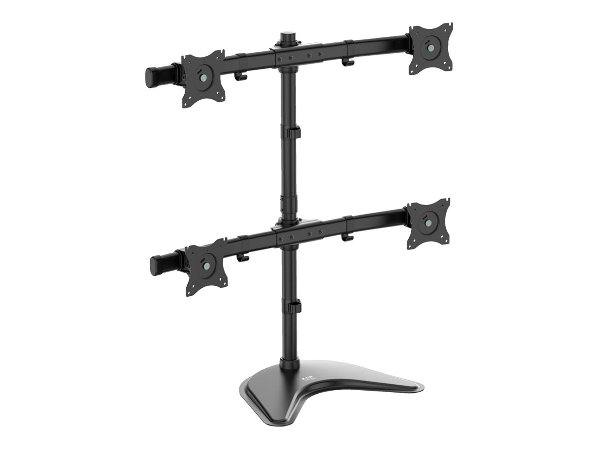 Eaton Tripp Lite Series TV Desk Mount Monitor Stand Quad-Display Swivel Tilt for 13