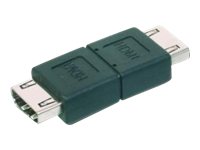 DIGITUS - HDMI-Adapter - HDMI weiblich zu HDMI weiblich - abgeschirmt - Schwarz