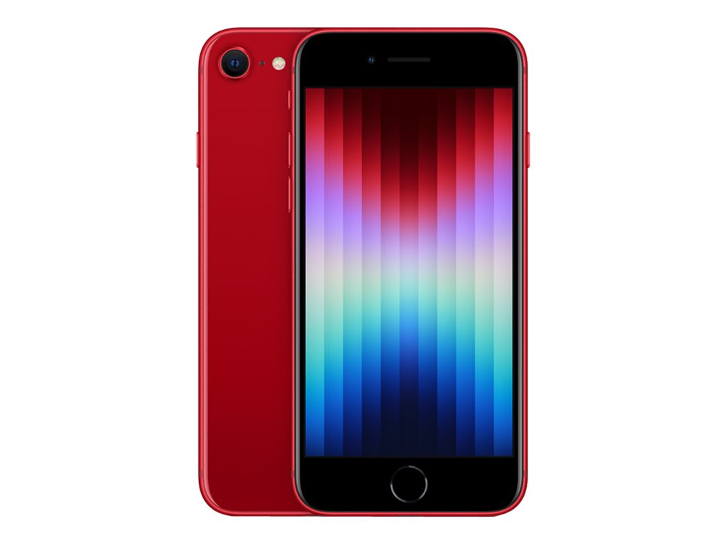 Apple iPhone SE (3rd generation) - (PRODUCT) RED - 5G Smartphone - Dual-SIM / Interner Speicher 64 GB - LCD-Anzeige - 4.7