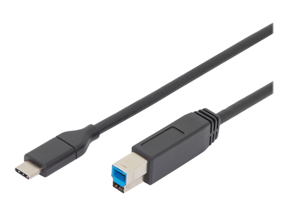 ASSMANN - USB-Kabel - 24 pin USB-C (M) zu USB Type B (M) - USB 3.1 Gen 2 - 3 A - 1 m