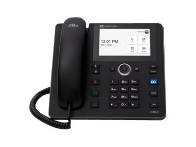 AudioCodes C455HD - VoIP-Telefon mit Rufnummernanzeige - RTCP, RTP, SRTP - 8 Leitungen