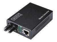 DIGITUS Professional DN-82110-1 - Medienkonverter - 1GbE - 10Base-T, 1000Base-SX, 100Base-TX, 1000Base-T - RJ-45 / ST multi-mode