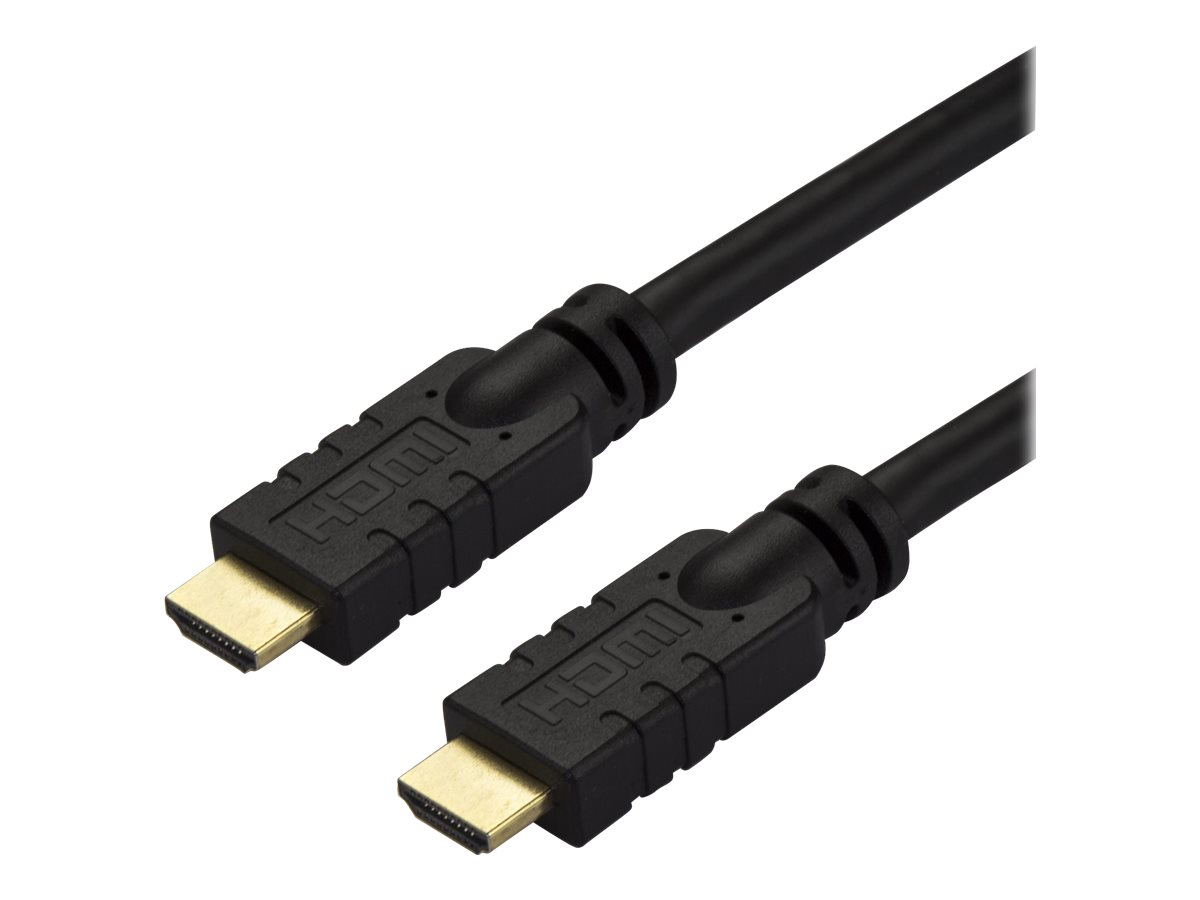 StarTech.com 10m(30ft) HDMI 2.0 Cable, 4K 60Hz Active HDMI Cable, CL2 Rated for In Wall Installation, Long Durable High Speed Ul