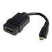 StarTech.com 12cm High-Speed HDMI Adapterkabel - HDMI auf Micro HDMI Kabel - Buchse/Stecker - HDMI-Adapter - HDMI weiblich zu 19