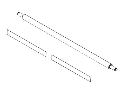 Kyocera - Walzenregulierung hinten