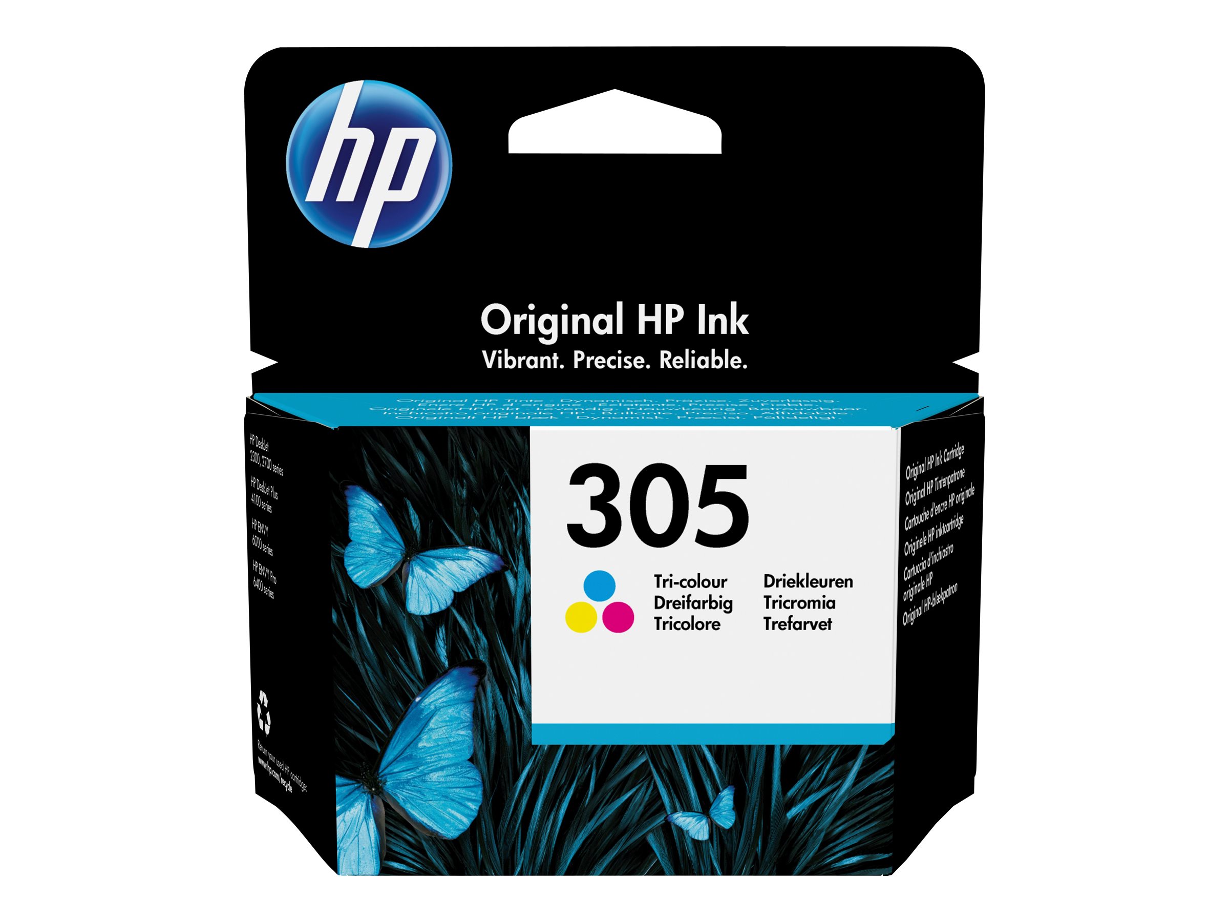 HP 305 - Farbe (Cyan, Magenta, Gelb) - original - Tintenpatrone - fr Deskjet 23XX, 27XX, 28XX, 41XX, 42XX; DeskJet Plus 41XX; E