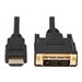 Eaton Tripp Lite Series HDMI to DVI Adapter Cable (HDMI to DVI-D M/M), 6 ft. (1.8 m) - Adapterkabel - DVI-D mnnlich zu HDMI mn