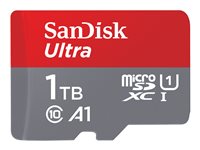 SanDisk Ultra - Flash-Speicherkarte (microSDXC-an-SD-Adapter inbegriffen) - 1 TB - A1 / UHS Class 1 / Class10 - microSDXC UHS-I