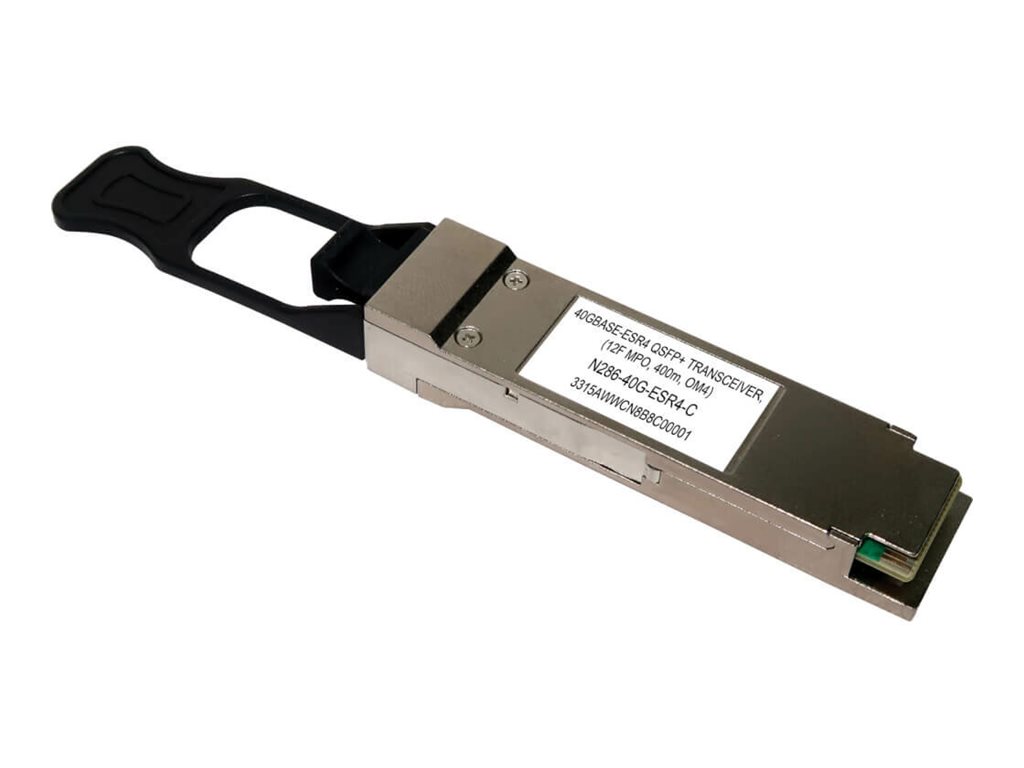 Eaton Tripp Lite Series Cisco-Compatible QSFP-40G-SR4 QSFP+ Transceiver - 40GBase-SR4, MTP/MPO MMF, 40 Gbps, 850 nm, 400 m (1312