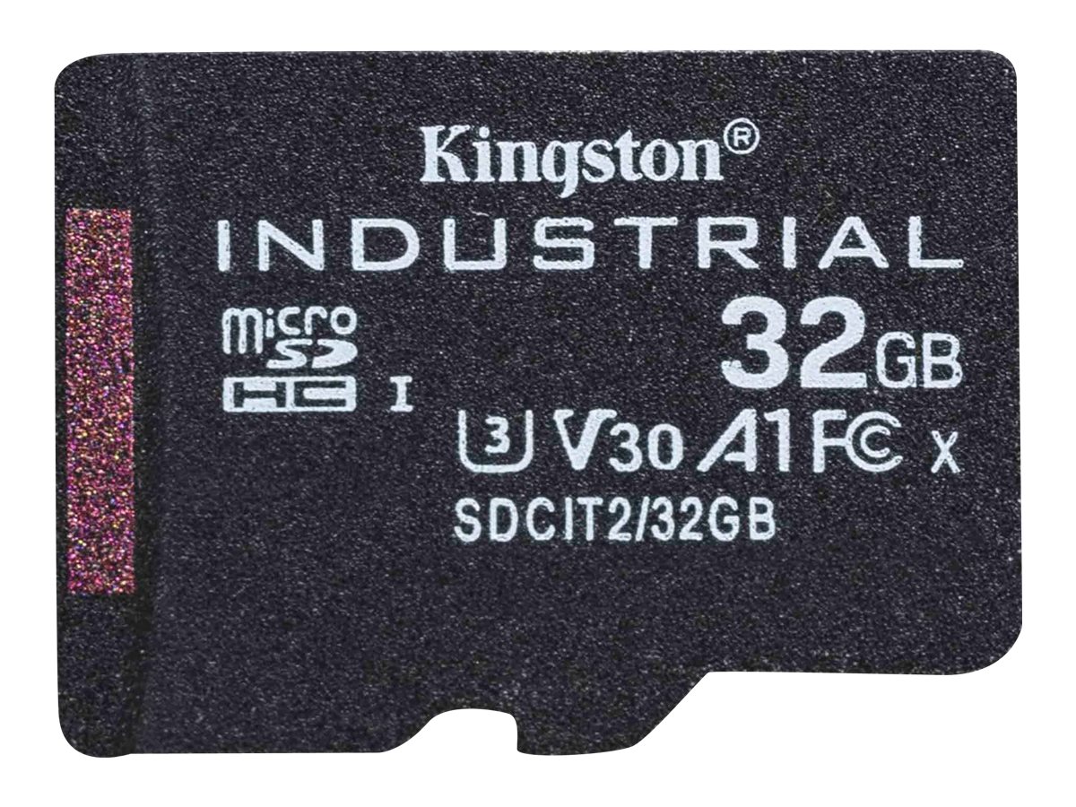 Kingston Industrial - Flash-Speicherkarte - 32 GB - A1 / Video Class V30 / UHS-I U3 / Class10 - microSDHC UHS-I