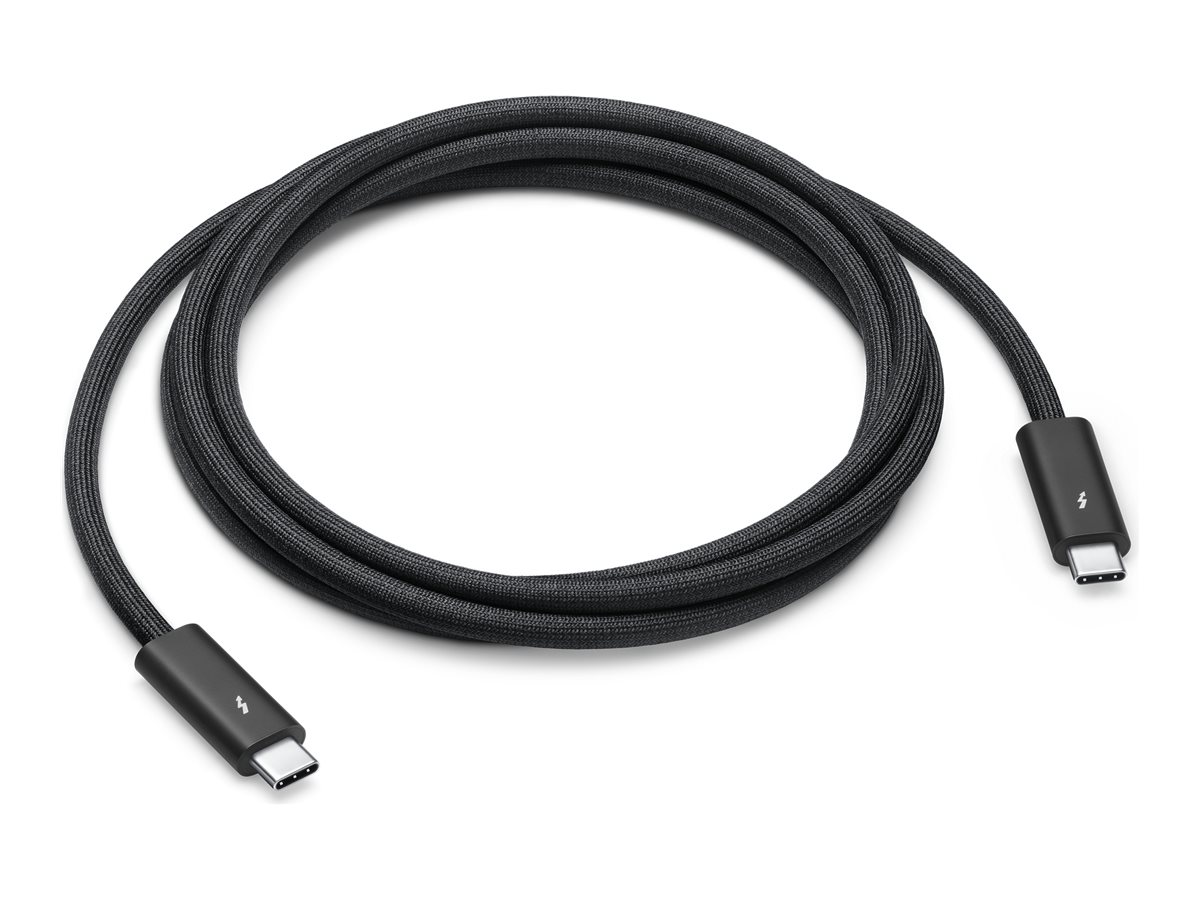 Apple Thunderbolt 4 Pro - Thunderbolt-Kabel - 24 pin USB-C (M) zu 24 pin USB-C (M) - USB 3.2 / USB4 / Thunderbolt 3 / Thunderbol