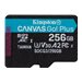 Kingston Canvas Go! Plus - Flash-Speicherkarte - 256 GB - A2 / Video Class V30 / UHS-I U3 / Class10 - microSDXC UHS-I