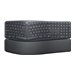 Logitech ERGO K860 - Tastatur - kabellos - 2.4 GHz, Bluetooth 5.0 - QWERTY - US International