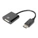 DIGITUS - Videoadapter - DisplayPort (M) eingerastet zu DVI-I (W) schraubbar - DisplayPort 1.1a - 15 cm - aktiv, 1080p-Unterstt