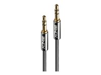 Lindy Cromo Line - Audiokabel - mini-phone stereo 3.5 mm mnnlich zu mini-phone stereo 3.5 mm mnnlich - 2 m - Anthrazit - rund