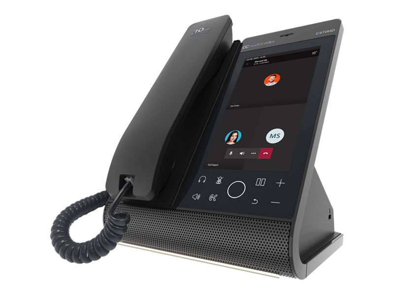 AudioCodes C470HD IP Phone - VoIP-Telefon - mit Bluetooth-Schnittstelle - RTCP, RTP, SRTP