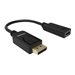 VISION Professional - Videoadapter - DisplayPort mnnlich zu HDMI weiblich - Schwarz - 4K Untersttzung