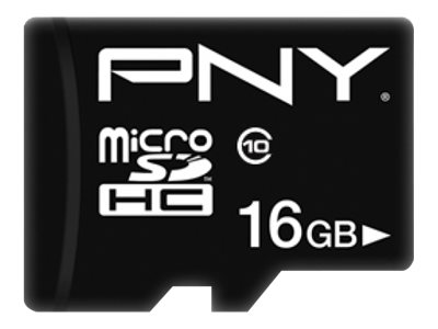 PNY Performance Plus - Flash-Speicherkarte - 16 GB - Class 10 - microSDHC