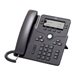 Cisco IP Phone 6851 - VoIP-Telefon - SIP, SRTP - 4 Leitungen - holzkohlefarben  - wiederaufbereitet