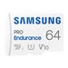 Samsung PRO Endurance MB-MJ64KA - Flash-Speicherkarte (microSDXC-an-SD-Adapter inbegriffen) - 64 GB - Video Class V10 / UHS-I U1