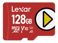 Lexar PLAY - Flash-Speicherkarte - 128 GB - A1 / Video Class V10 / UHS-I U1 / Class10 - microSDXC UHS-I