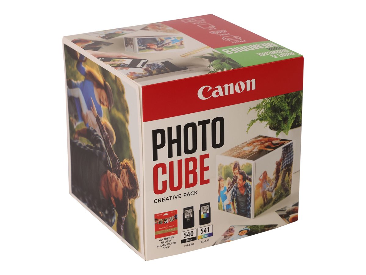 Canon Photo Cube Creative Pack - Glnzend - 2er-Pack - Schwarz, Farbe (Cyan, Magenta, Gelb) - original - grn