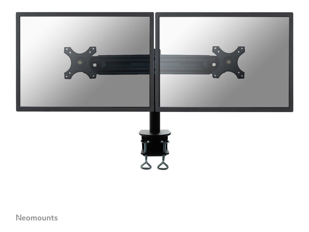 Neomounts FPMA-D700D - Befestigungskit - Voll beweglich - fr 2 LCD-Displays - Schwarz - Bildschirmgrsse: 48.3-76.2 cm (19