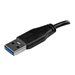 StarTech.com 15cm schlankes SuperSpeed USB 3.0 A auf Micro B Kabel - St/St - USB 3.0 Anschlusskabel - Schwarz - USB-Kabel - Micr