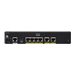 Cisco Integrated Services Router 921 - Router 4-Port-Switch - 1GbE - WAN-Ports: 2