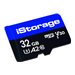 iStorage - Flash-Speicherkarte - 32 GB - A1 / Video Class V30 / UHS-I U3 / Class10 - microSD (Packung mit 3)