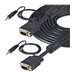 StarTech.com 5 m Monitor VGA Koaxial Videokabel mit Audio fr hohe Auflsung - HD15 Stecker/Stecker - VGA-Kabel - HD-15 (VGA), m