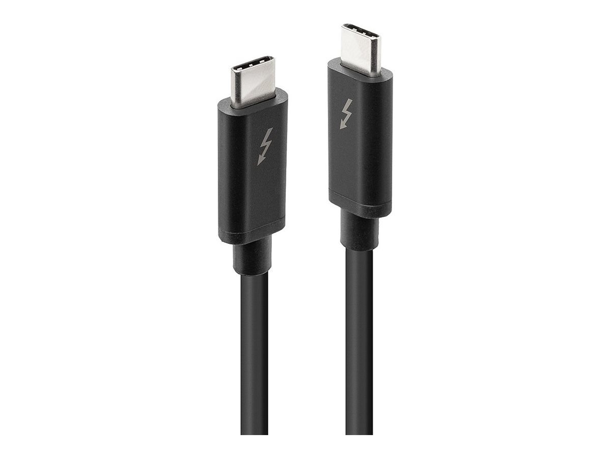 Lindy - Thunderbolt-Kabel - 24 pin USB-C (M) zu 24 pin USB-C (M) - USB 3.1 Gen 2 / Thunderbolt 3 / DisplayPort 1.2 - 2 m - umkeh