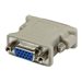 StarTech.com VGA auf DVI Monitor Adapter - St/Bu - Grau - VGA HD15 zu DVI-I Kupplung - VGA-Adapter - DVI-I (M) zu HD-15 (VGA) (W