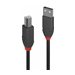 Lindy Anthra Line - USB-Kabel - USB (M) zu USB Typ B (M) - USB 2.0 - 7.5 m - rund